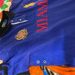 Dark blue Miami polo shirt